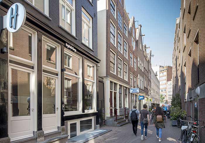 The Story of The  Highland House Amsterdam - Front of the building under construction