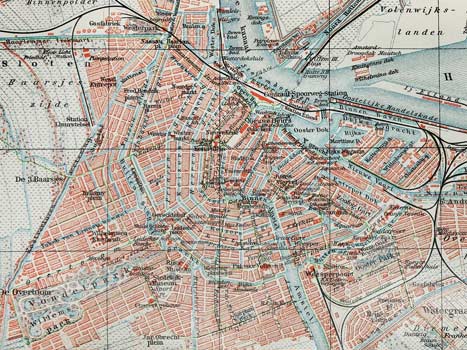 old map amsterdam